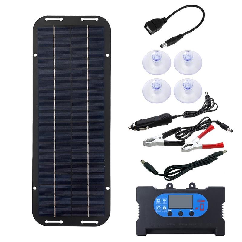 Premium 12V 30W IP65 Waterproof Solar Panel Kit for Reliable Trickle Charging 7
