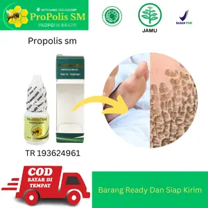 Propolis SM Solusi Kaki Rayapan Telapak Kaki Bolong Kering dan Kasar Telapak Kaki Pecah-Pecah 6 ML BPOM