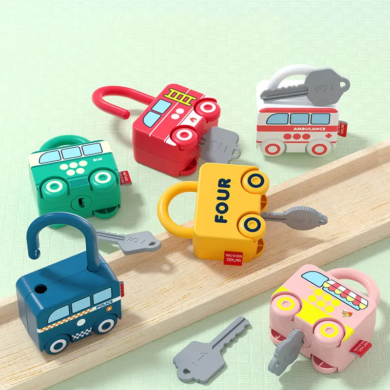 Kids Learning Lock with Key Car Games Montessori Educational - TikTok ...