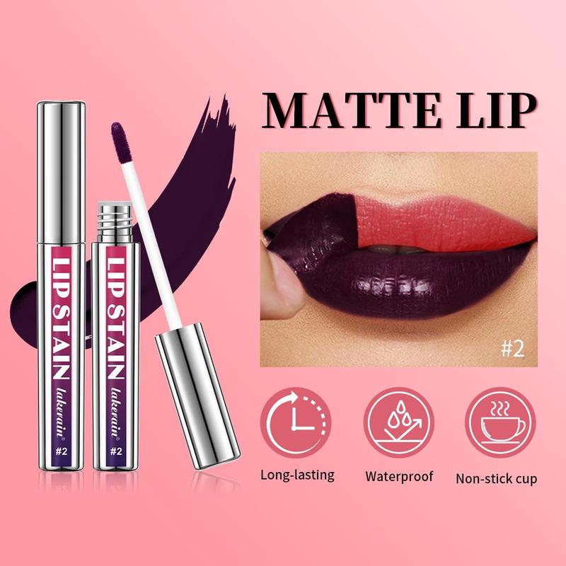 Long-lasting Lip Stain, 3 Counts/set Waterproof Peel-off Lip Gloss, Smooth and Hydrating for Easy Application, Suitable for All Skin Tones, Makeup 3