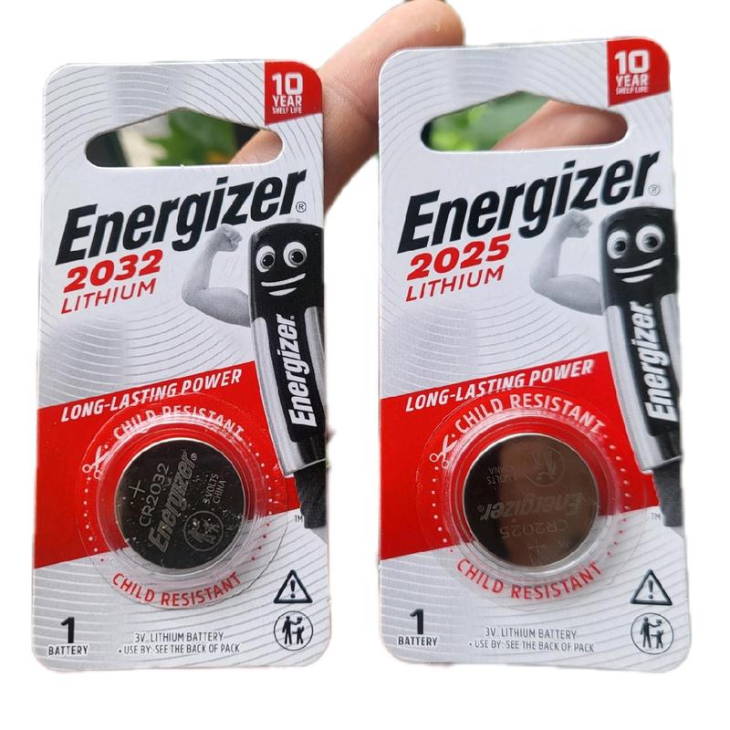 Vỉ 1 pin nút CR2032 CR2025 Energizer Pin cúc áo 3V dùng cho chìa khóa ô tô xe máy