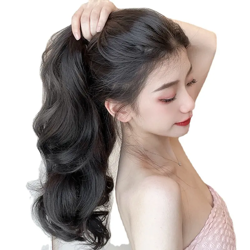 Bộ Tóc Giả Gợn Sóng Sâu, Một Mảnh, Tóc Xoăn Hình Chữ U, Trông Tự Nhiên Và Bồng Bềnh Tóc Nối 5