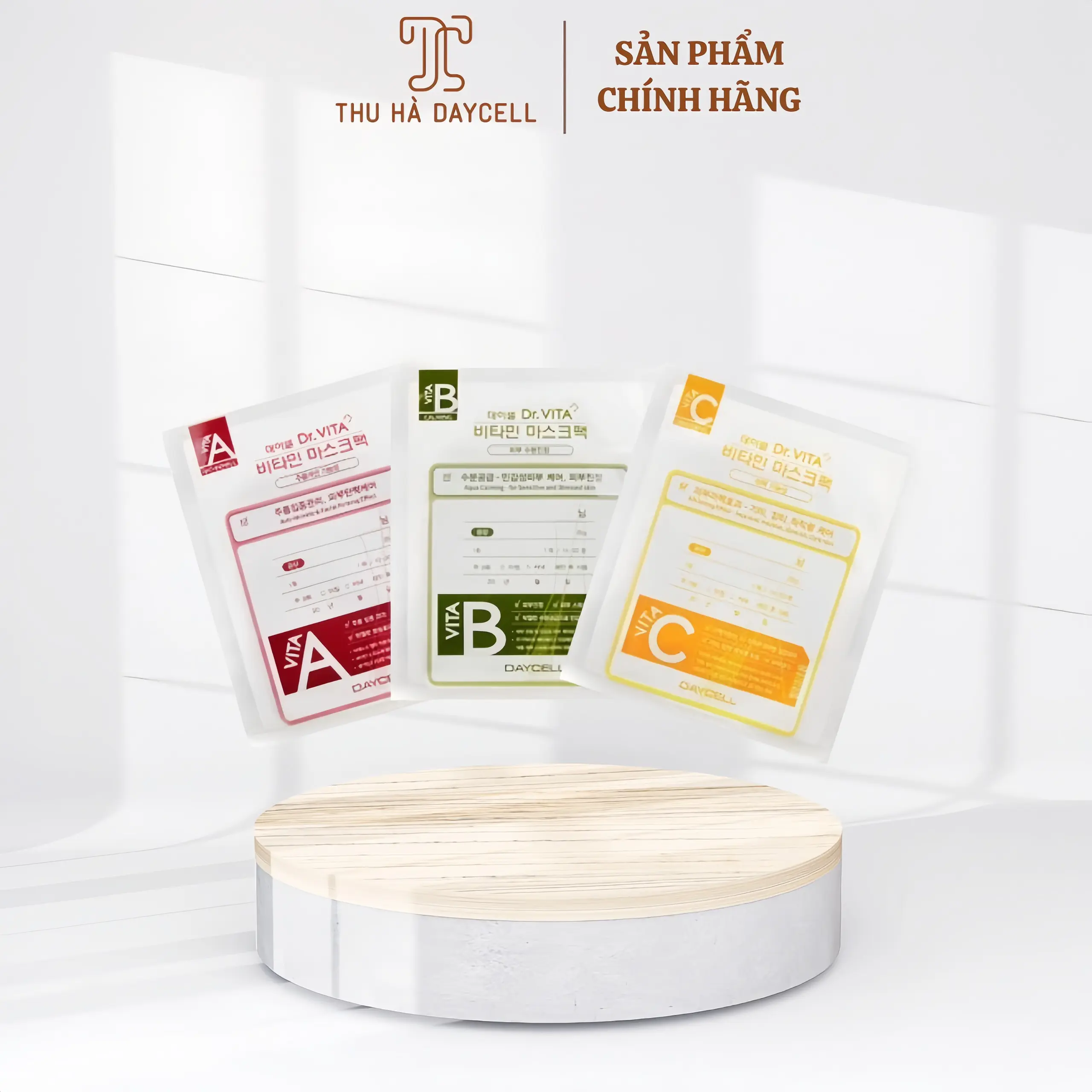 (Chính Hãng Daycell) Daycell Dr.VITA Vitamin Mask Vitamin C Cấp nước Skincare Làm Đẹp Da Women