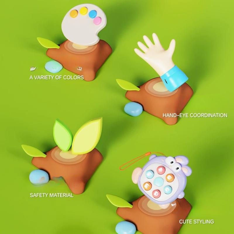 Product Introduction of Chuột Sàn Mini Cầm Tay Đồ Chơi Bộ Ghép Hình, Đồ Chơi Trẻ Em Nhấn Và Chơi, Thích Hợp Cho 3-12 Giáo Dục Sớm Toy 3