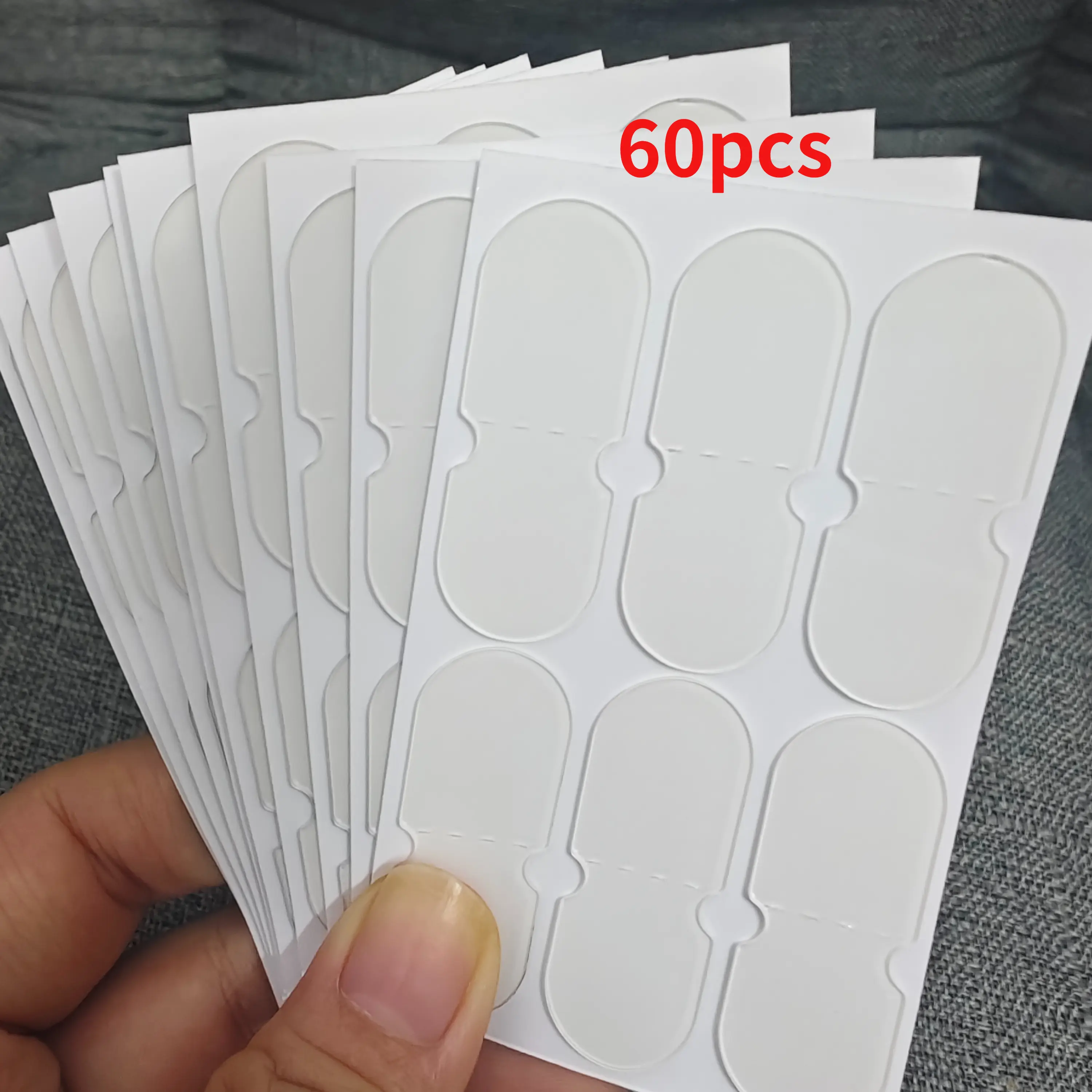 Miếng Dán Nâng Tai Yêu Tinh Bằng Silicon, 60 Chiếc, Miếng Dán Hỗ Trợ Không Thấm Nước Vô Hình, Thích Hợp Cho Trang Phục Và Định Hình Đường Viền Khuôn Mặt, Dụng Cụ Nâng Tai Chống Giọt Nước Trong Suốt, Lý Tưởng Cho Cosplay,  Cosmetic Nữ Women