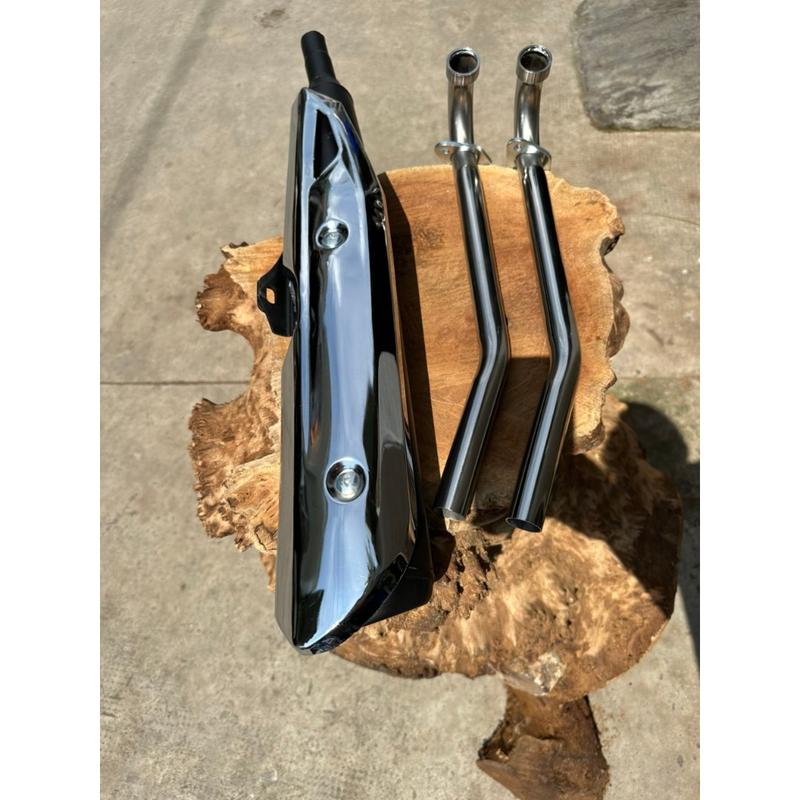 TẶNG TIÊU NHÔM Pô Wave Alpha 110 hàng 1.1 móc ấm êm PXL tặng kèm cổ pô inox gắn Wave Sirius Future,.... Phụ Kiện Phụ Tùng UH Racing