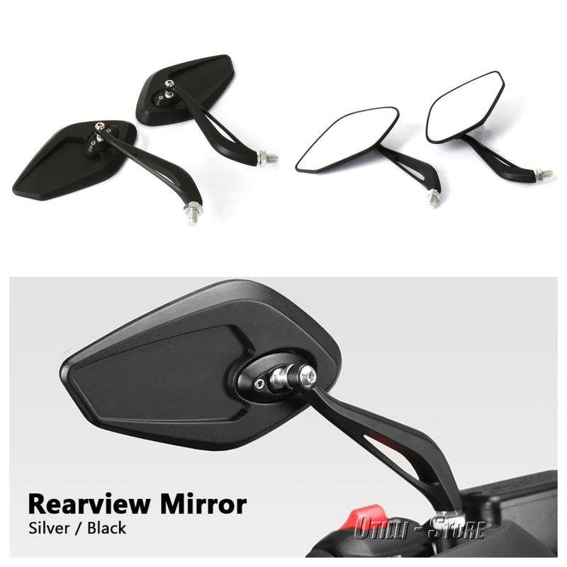 Motorcycle Aluminum Rearview Mirrors For Triumph Speed Triple 2011 2012 Aluminum Back Side Convex Mirror Motorcycle Accessories 0