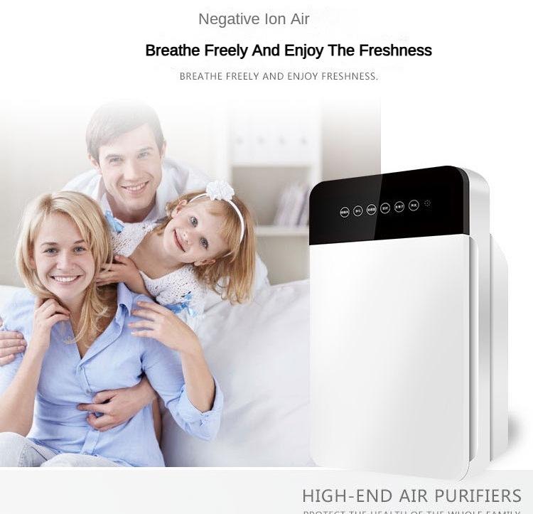Product Introduction of Home Air Cleaner Office Commercial Anion Purifier Dust Removal PM2.5 Household Appliances 8