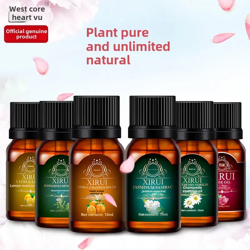 Body Skin Care Essential Oil Face Head Massage Essential Oil Rose Jasmine Lemon Lavender Cleansing Refreshing Hair Care Oil