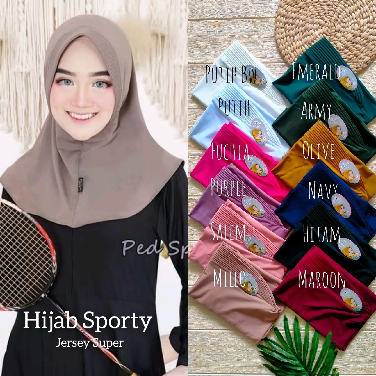 HIJAB SPORT PREMIUM By.CHR Simple Muslim