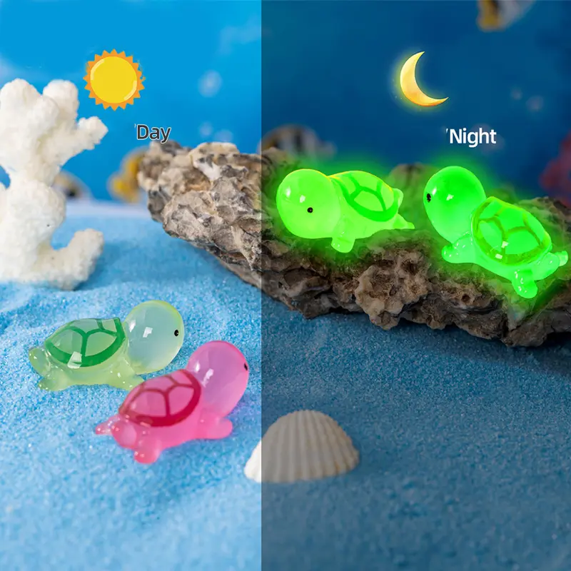 Bồ Hóng Cảnh Quan, Chất Liệu Resin, Đồ Trang Trí Bể Cá Trong Vườn Thủ Công, Phụ Kiện Tự Làm, Mini, Phát Sáng, Thiết Kế Hoạt Hình Dễ Thương, Trang Trí Nội Thất 7