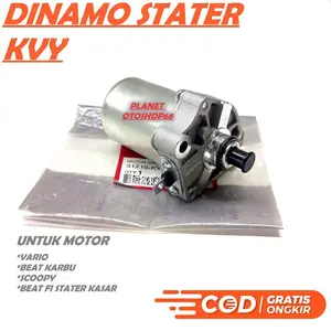 DINAMO STATER HONDA BEAT / VARIO/ SCOOPY/ SPACY PNP KODE PART KVY/ /KVB SAMA SAJA