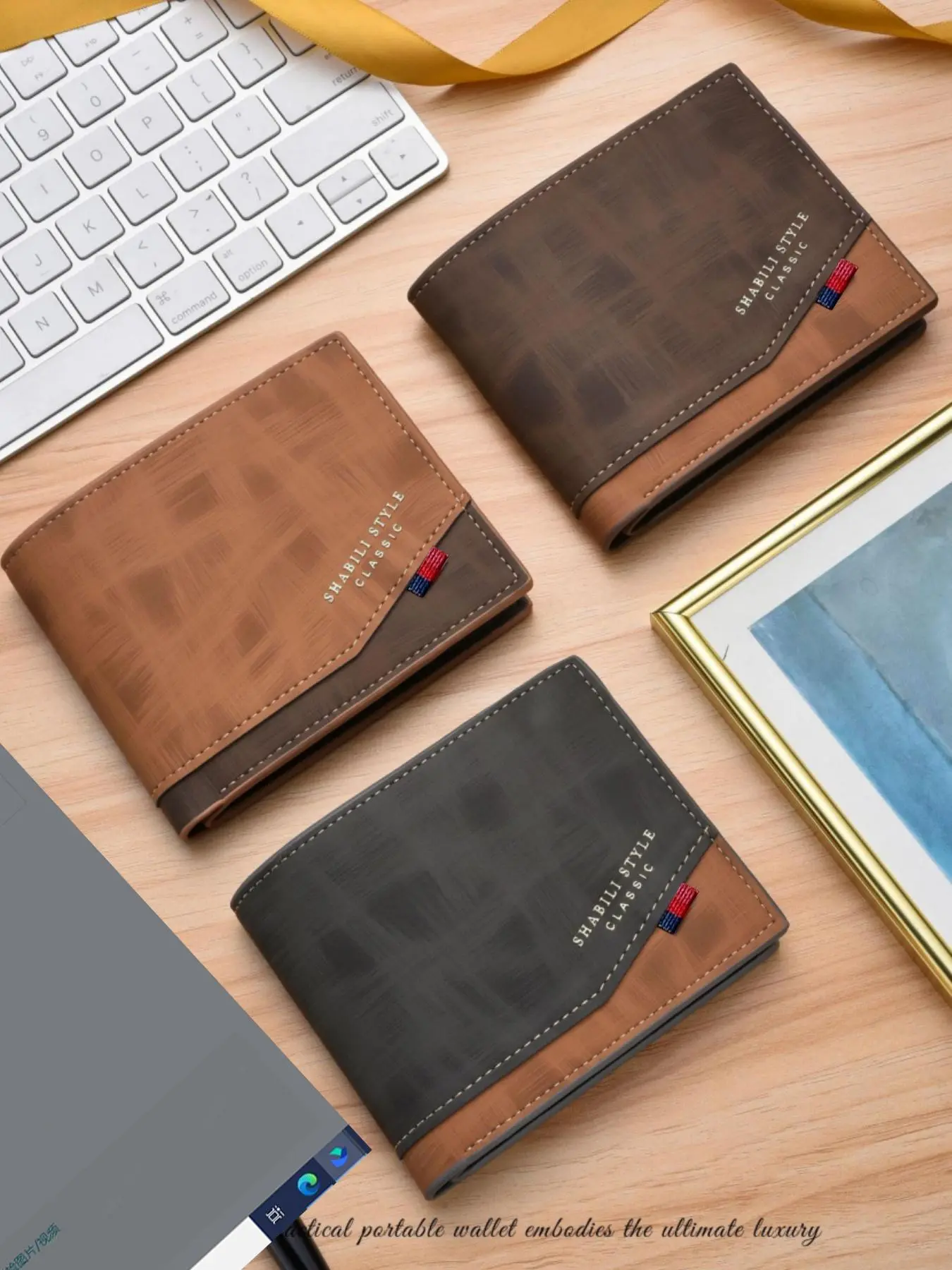 Men's Vintage Multi Card Slot Short Wallet, Casual Large Capacity Wallet, Multi-functional Wallet for Men for Daily Use