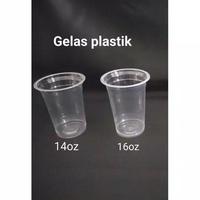 Gambar Gelas plastik starindo 14 oz dan 16 oz tanpa tutup - gelas 14 oz dari Anugrah Plastik_NEW Kota Surabaya 3 Tokopedia