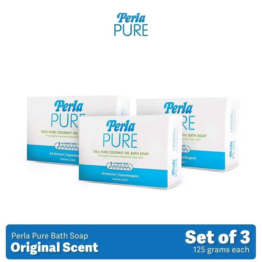 PERLA PURE BATH SOAP HYPOALLERGENIC MILD AND GENTLE ONTO YOUR SKIN MADE ...