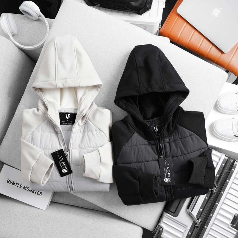 Áo Khoác Nam - Áo Phao Nỉ Lông Cáo Dày Dặn, Ấm Áp Dành Cho Cả Nam Và Nữ