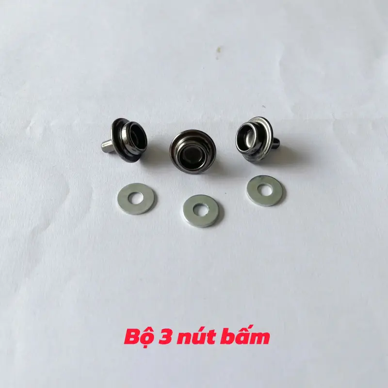 Bộ 3 Nút Bấm Gắn Nón Bảo Hiểm, Lắp Kính 8