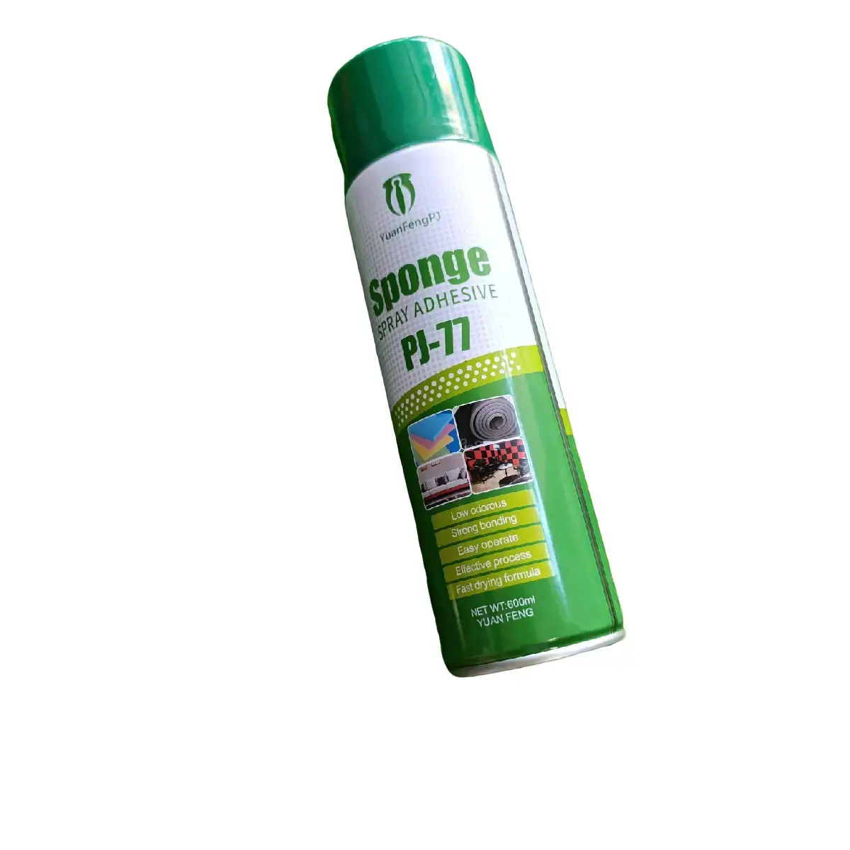 keo dán đa năng dạng xịt PJ 77, dán xốp,mút,giấy,thảm cỏ nhân tạo,thảm,vải...vv.Nhỏ gọn tiện dụng dễ dùng khỏi lo dính tay dơ bẩn.