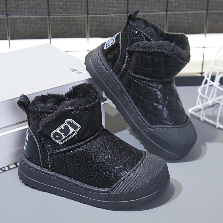 Product Introduction of JINTOHO Kids Winter Shoes Outdoor Warm Fur Boots Fashion Waterproof Girls Boots 26