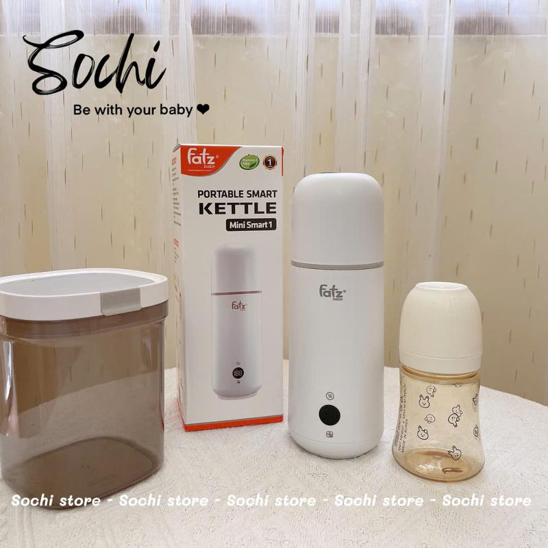 (KO CÓ PIN- CẮM ĐIỆN 220v) Bình đun và hâm nước pha sữa cầm tay Fatz Mini Smart 1