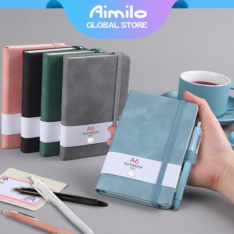 [READY] Aimilo Notebook A5/A6 Set Buku dan Gelpen Diary Aesthetic ...