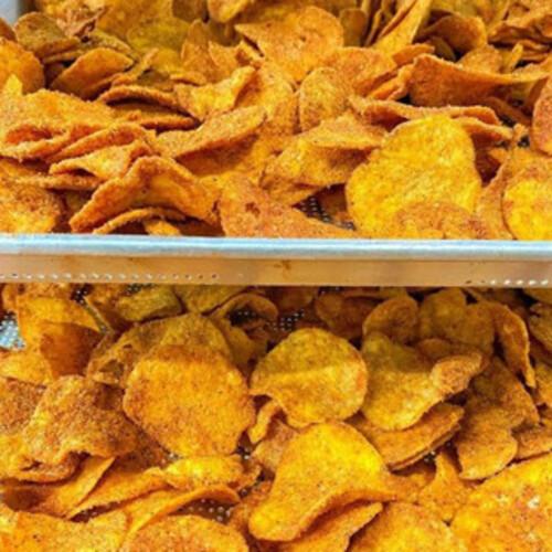 Snack khoai tây lát trứng muối (có video) - AN NHIÊN FOODS