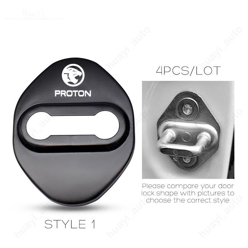 Product Introduction of 4pcs/set Car Door Lock Cover Protective Decoration Stainless Steel for Proton Wira Persona X50 Saga Vvt Waja X70 Iriz Exora Accessories 21