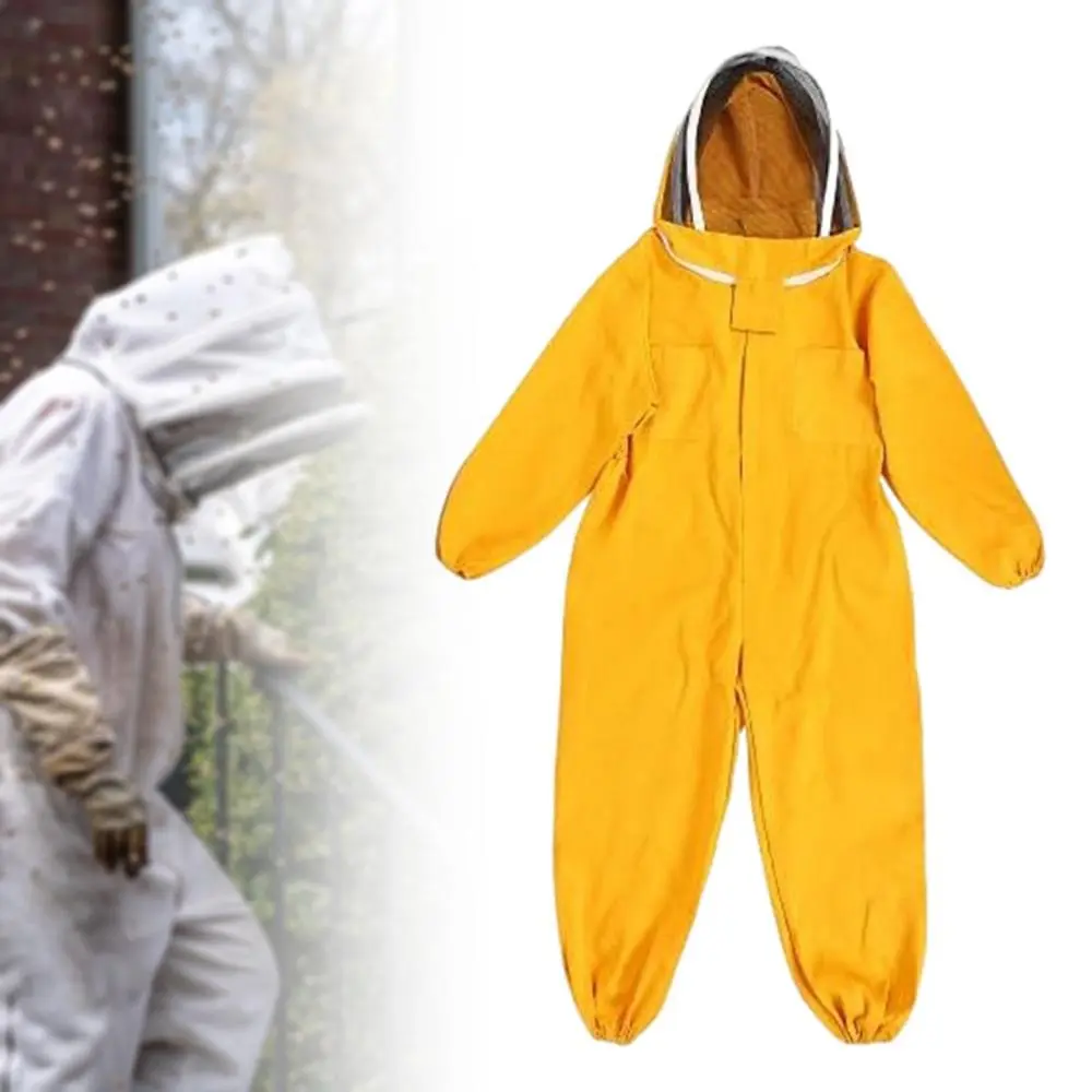 Beekeeping Suit Clothing Beekeeper Jacket Breathable Beekeeper Suit with Ventilated Hood for Beginner Women Backyard Bee Keepers