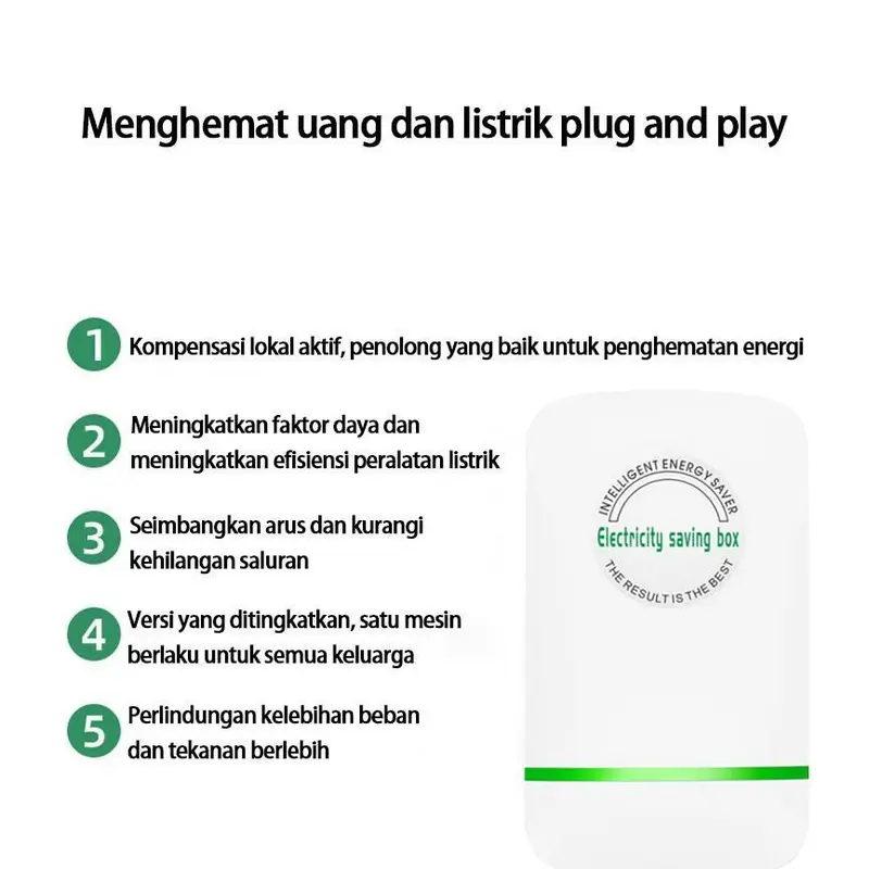 Alat Penghemat Listrik Hemat Daya Listrik Electricity Saving Box Token Meteran Rumah Ac Kulkas Paling Efektif 7