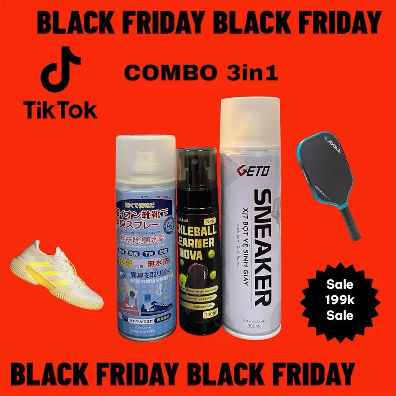 Combo 3in1 Mua 1 tặng 3 xịt vợt pickleball 0