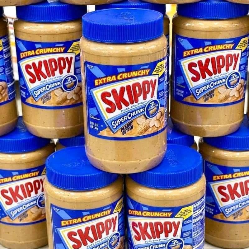 Lẻ 1 hũ Bơ đậu phộng Skippy Super Chunk 1.36kg của Mỹ