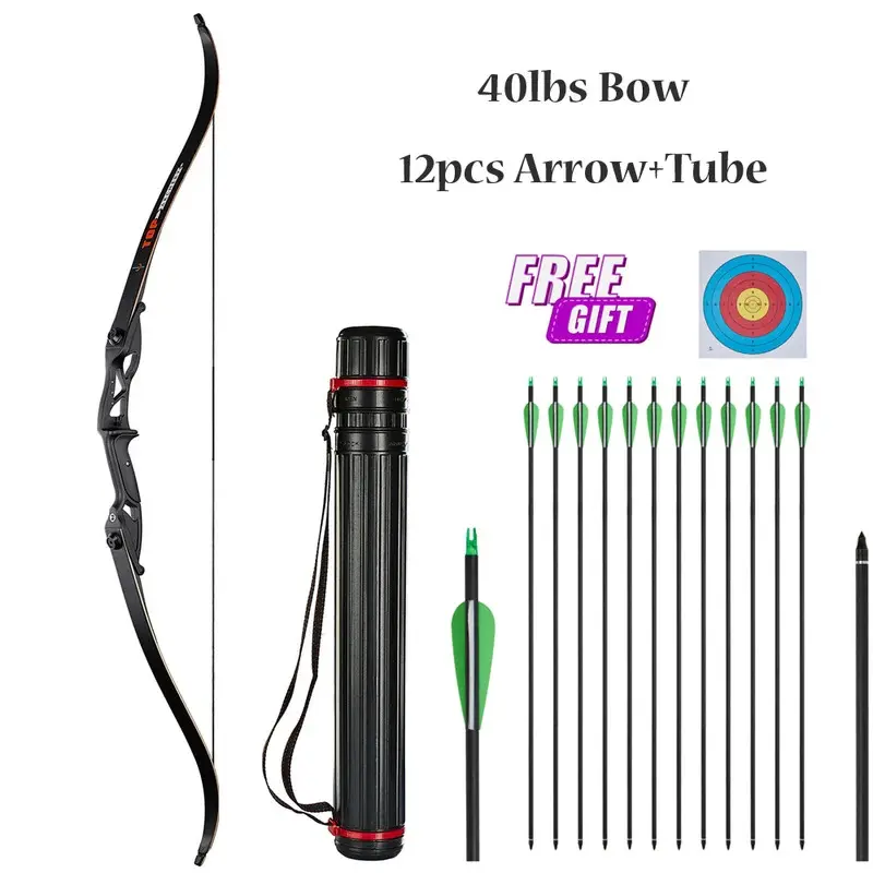 30-50lbs Professional Reflex Hunting Bow Removable Bow Shooting Outdoor Sport Bow Mixed Carbon Arrow Set