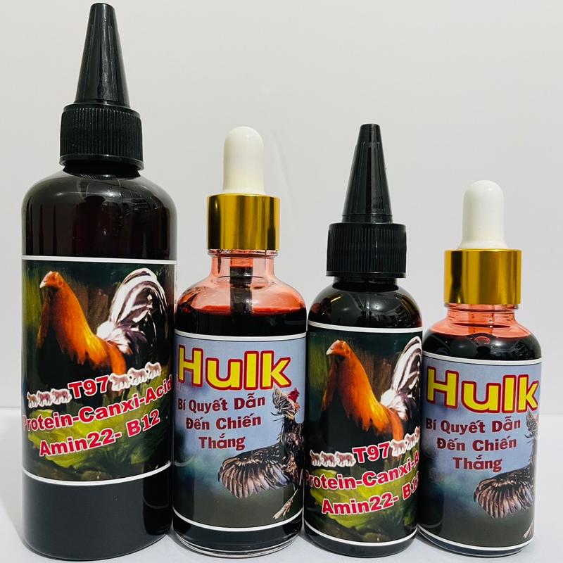 Combo nuôi gà chế độ đá T97 và Hulk Thuốc T97 nuôi gà tơ