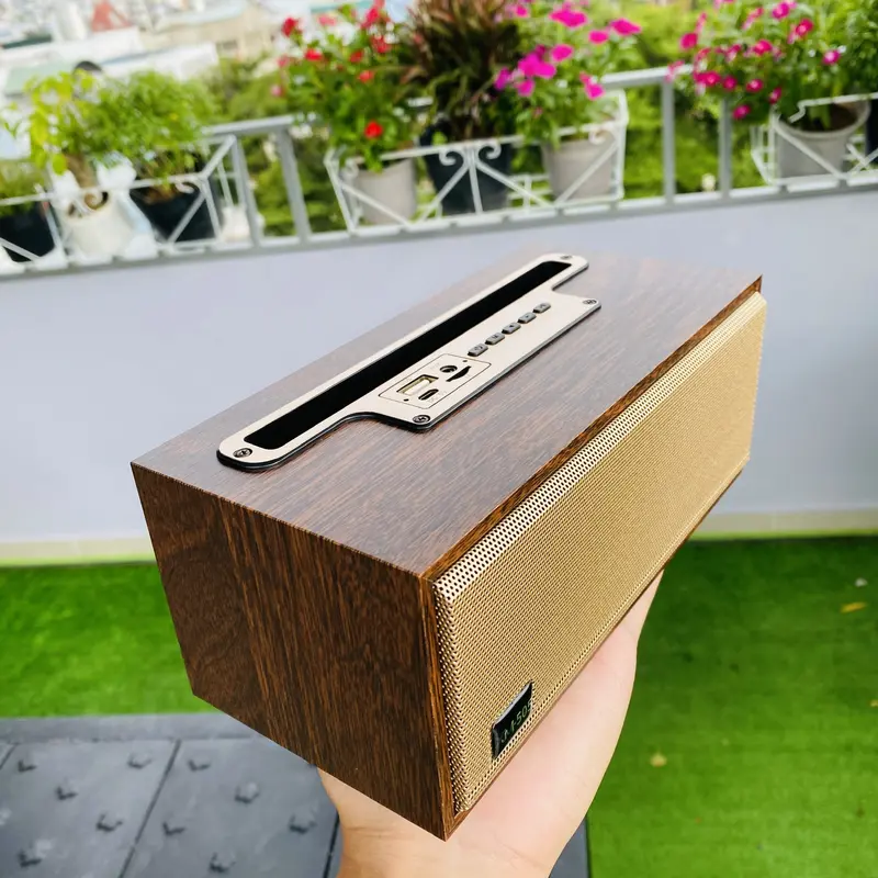 [MTMax] Loa Bluetooth XM505 Cao Cấp | Loa Kệ Sách Bass Mạnh, Âm Trầm Sâu | Âm Thanh Hay, Sống Động | Thiết Kế Vỏ Gỗ Tinh Tế, Sang Trọng | Kết Nối Bluetooth Ổn Định | Phù Hợp Nghe Nhạc, Giải Trí Gia Đình | Chất Lượng Âm Thanh Tuyệt Vời | Bảo Hành 12 Tháng 4