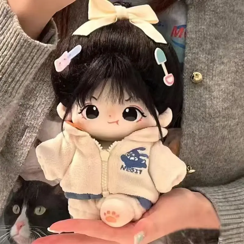 Đồ Chơi Nhồi Bông Trang Phục Búp Bê, Chất Liệu Cotton, 20Cm, Thích Hợp Cho Bé Gái, Còn Hàng, Phiên Bản Q, Quà Tặng Nhồi Bông, Hoàn Hảo Cho Bạn Gái, Năm Phát Hành: 2024 3