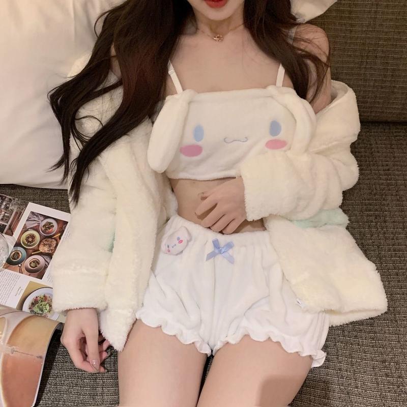 Product Introduction of Soft Girl Essential! Cinnamoroll Theme Cosplay Pajamas, Cute Japanese Style 3