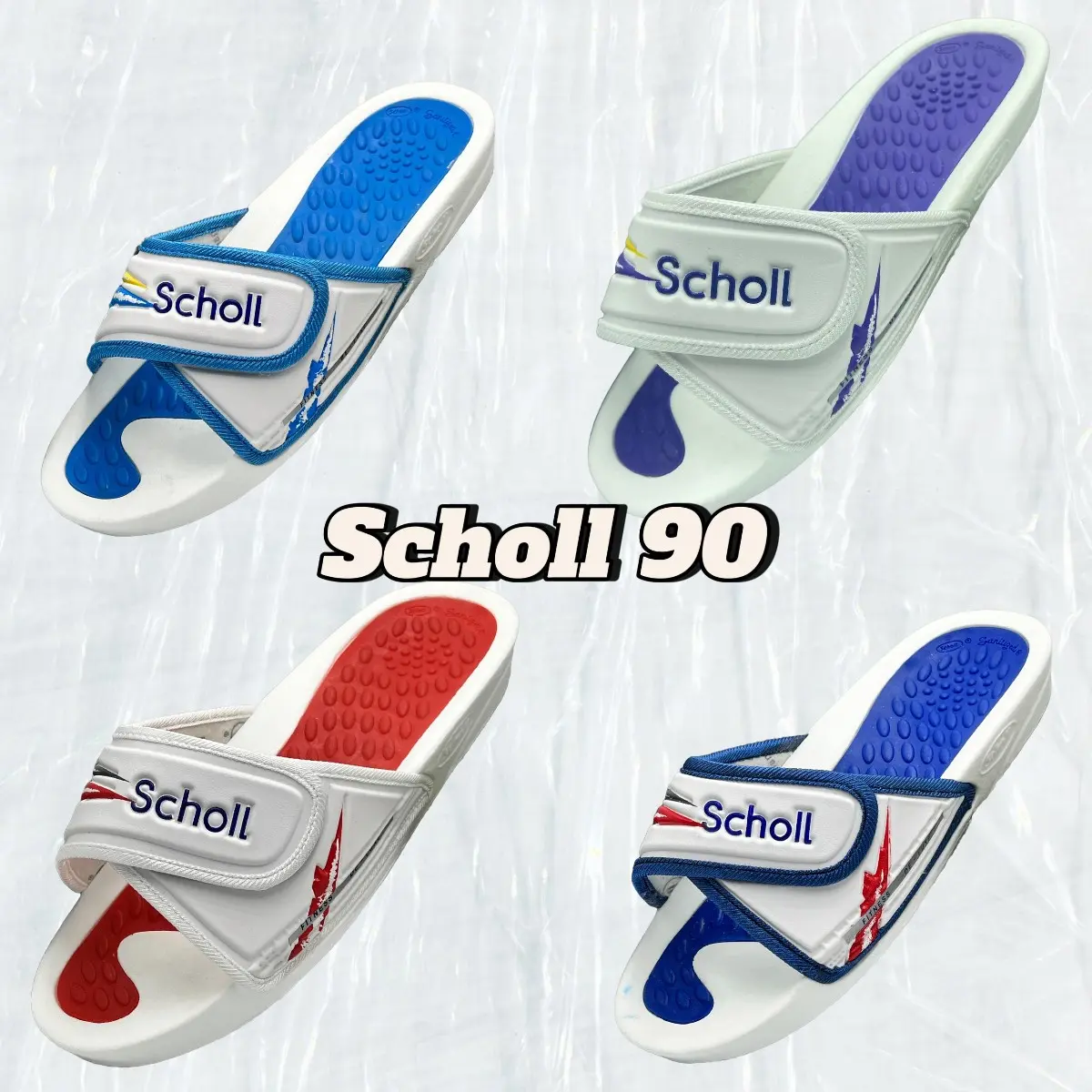 รองเท้าแตะ สกอลล์ เก๋า 90 Hot item Scholl fitness  โทนสีขาวดูสุภาพสะอาด โทนสีดำสุขุมดุดันไม่เกรงใจใคร รองเท้าแตะ ผู้ชาย ลดแรงจุกๆ รองเท้าแตะ ในร่ม