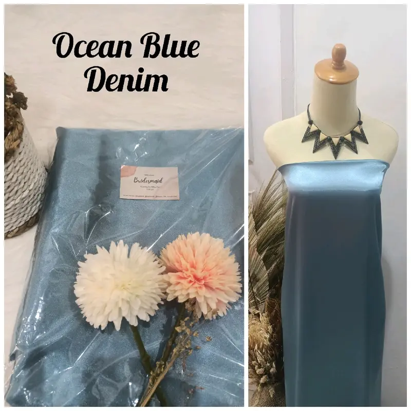 3 Meter Kain Satin Kilap Max Premium Jakarta Saten Bridesmaid Grosir Murah dan Bagus grosir kain satin meteran Bisa Dicuci bukan Jilbab 3
