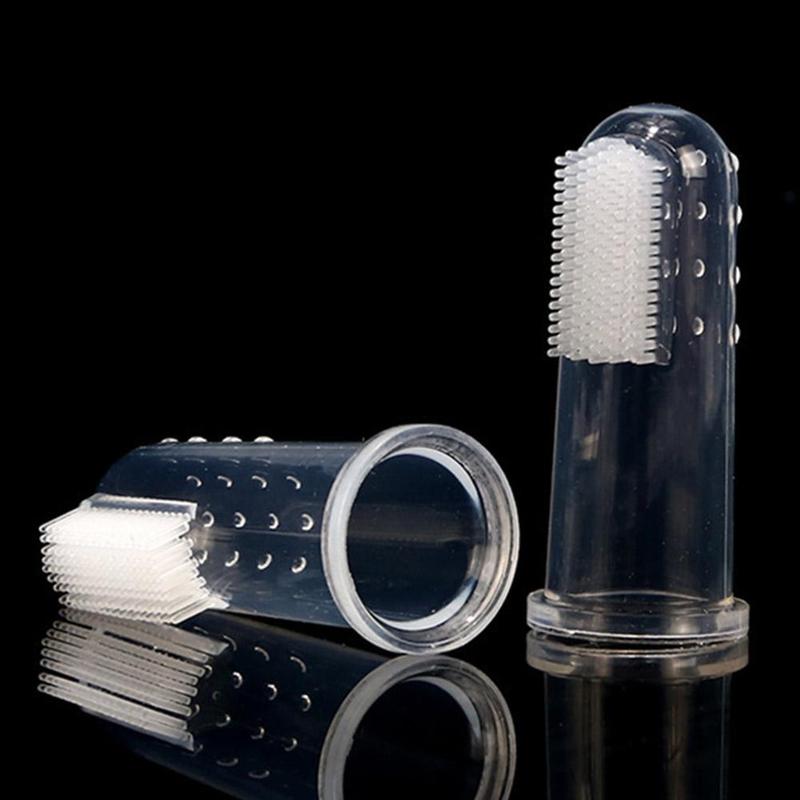 Product Introduction of Pet Finger Toothbrush Silicone Toothbrush Dog Cat Finger Brush Finger Pet Supplies Toothbrush J4N5 27