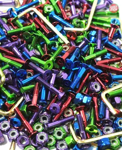 Skateboard Hardware Bolt Nuts WATERMELON Skate Co