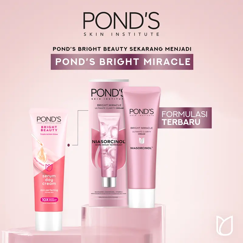 Pond's Bright Miracle Ultimate Clarity Niasorcinol Cream 20G 1