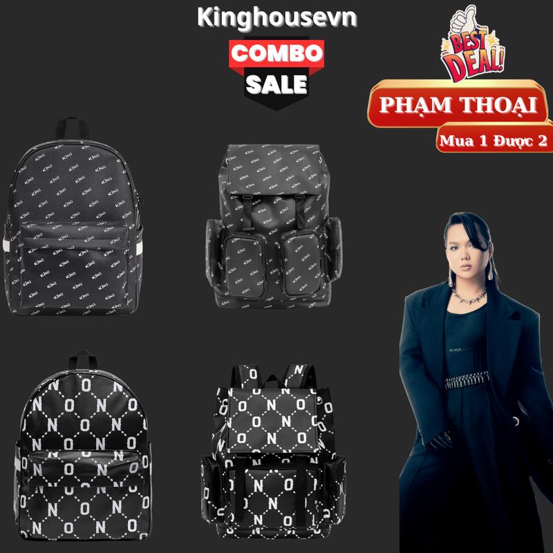 Balo Da Packback Đi Chơi - Đi Học -CHống Nước - Họa Tiết On Mẫu 2 Backpack Đeo Vai