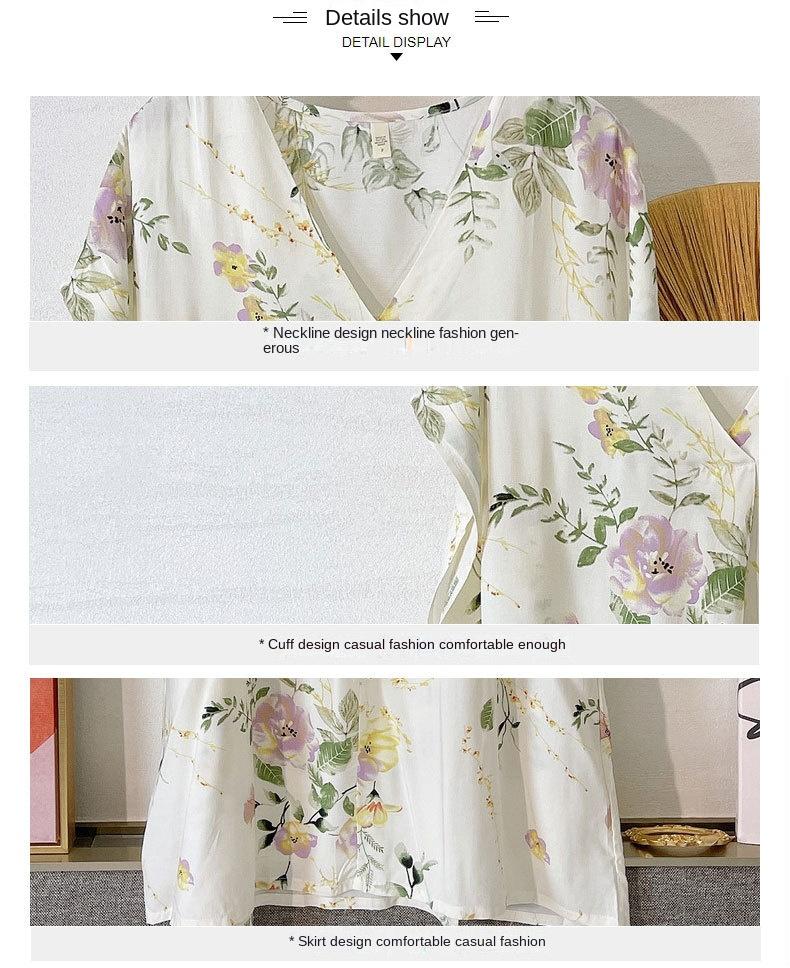 Product Introduction of Váy Ngủ Cotton Và Lụa, Dành Cho Nữ, K42, Hàng Mới Về Mùa Hè, Ngắn Tay, Đồ Ngủ In Hình Hoạt Hình, Phong Cách Hàn Quốc, Cỡ Lớn, Dáng Rộng Vừa Vặn, Đồ Mặc Ở Nhà Bằng Lụa Cotton, Hợp Xu hướng 12
