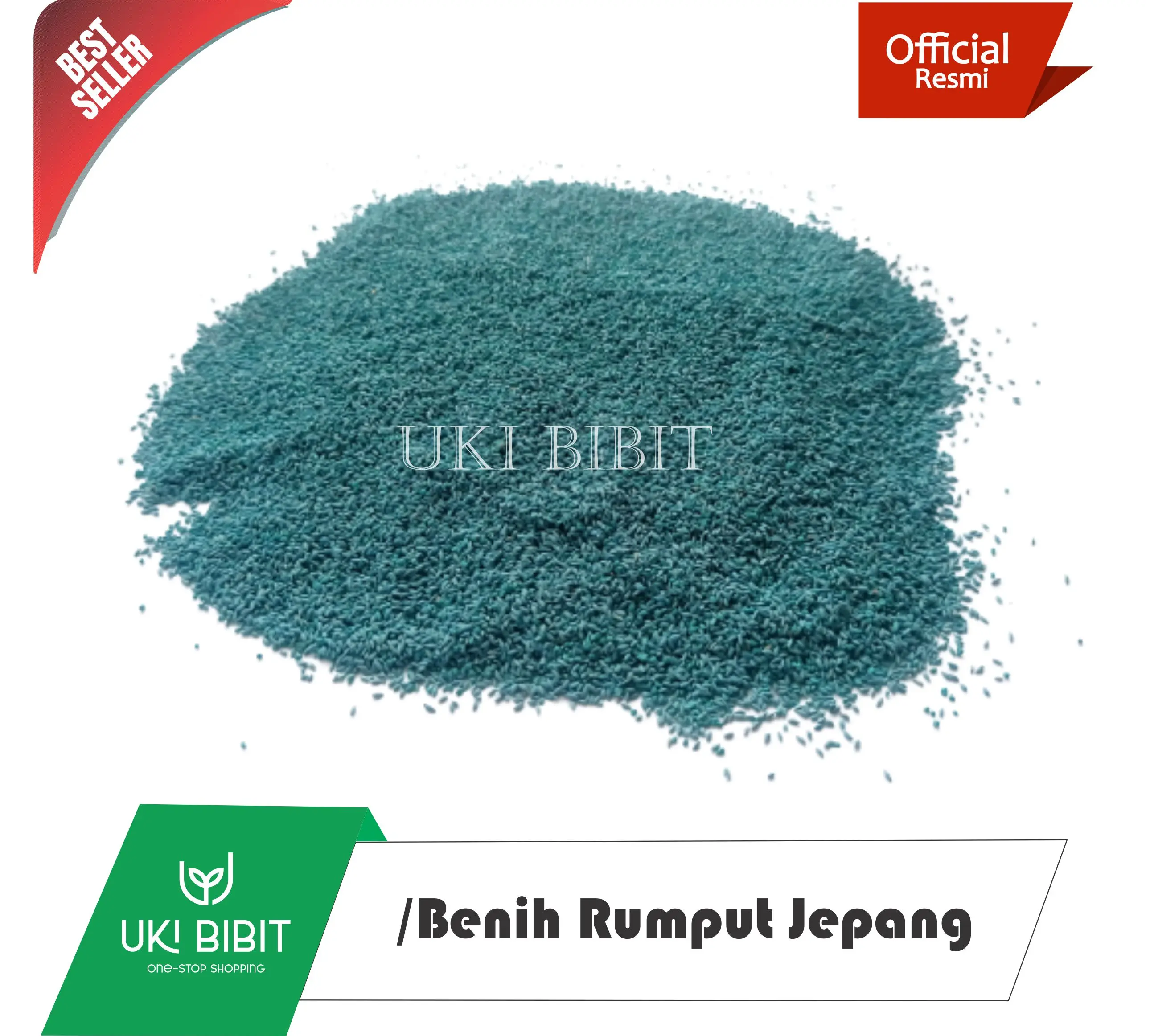 ( 350 Butir ) Benih Rumput Jepang Hijau Hijau