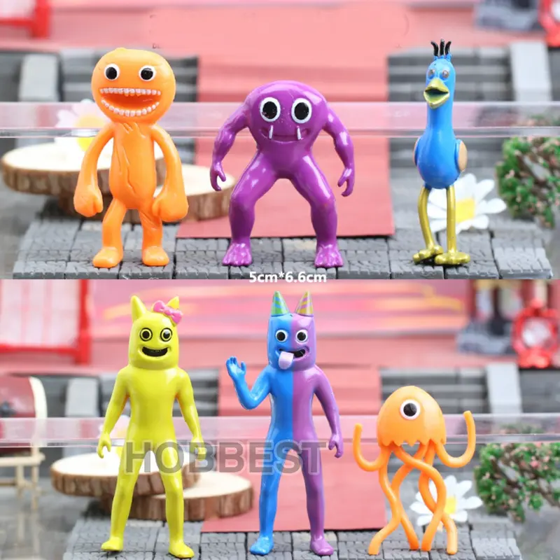 Action Figure GARTEN OF BANBAN set isi 6 pcs - Miniatur Topper Kue Pajangan Mainan Garden Toy 1