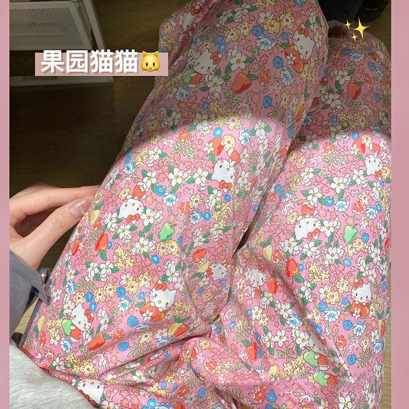Product Introduction of Quần Ngủ Hoạt Hình Nhật Bản, Phong Cách Hello Kitty Ins, Quần Chống Muỗi Sớm Cho Nữ Sinh, Quần Thường Ngày Ký Túc Xá Dễ Thương, Quần Đi Bộ Women Áo Top 15