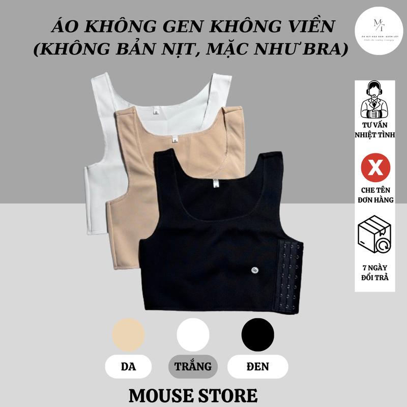 Áo KHÔNG GEN cho tomboy transguys (KHÔNG BẢN NỊT MẶC NHƯ BRA )  [Mua 3 TẶNG 2 QUẦN LÓT ] { MUA 4 TẶNG 1 BOXER] Top Nhung áo  tạo áo  ngực
