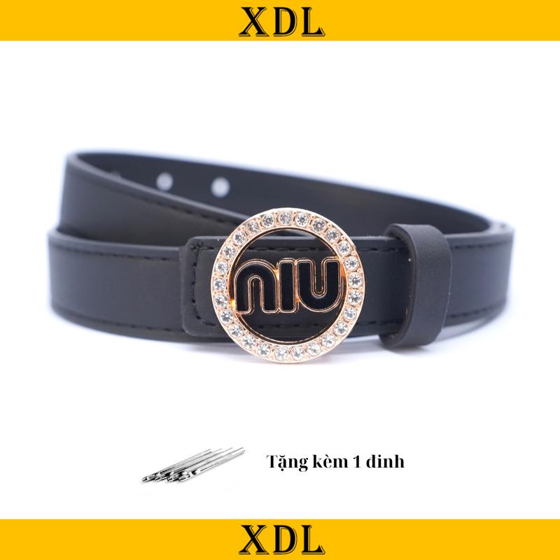 [XDL] Thắt lưng nữ , dây lưng bản 2,5cm may cạnh N3CD kiểu dáng thời trang 1