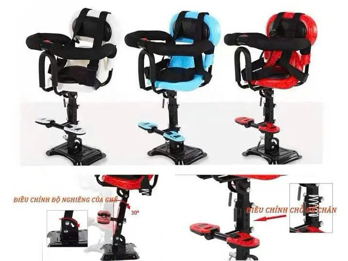 Phụ Kiện Ghế Ngồi Xe Máy Cho Bé Đa Năng - Phụ Tùng 2