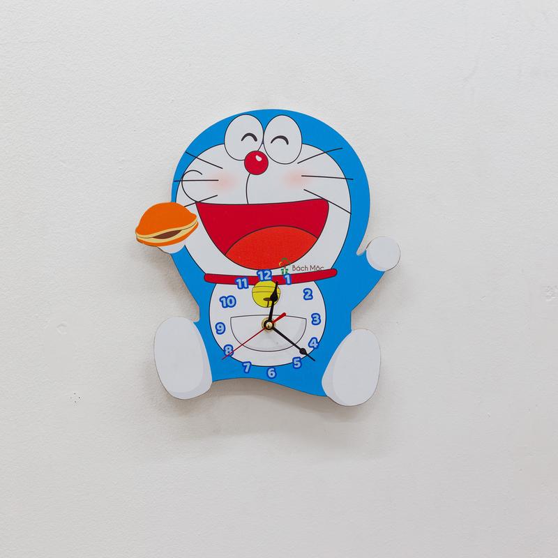 Đồng Hồ Gỗ Treo Tường, Trang Trí Nhà, Decor Phòng Bé Trai, Bé Gái, Con Giáp, Hoạt Hình xinh xắn, Dễ Thương (tặng kèm Đinh Pin) từ nhà Bách Mộc